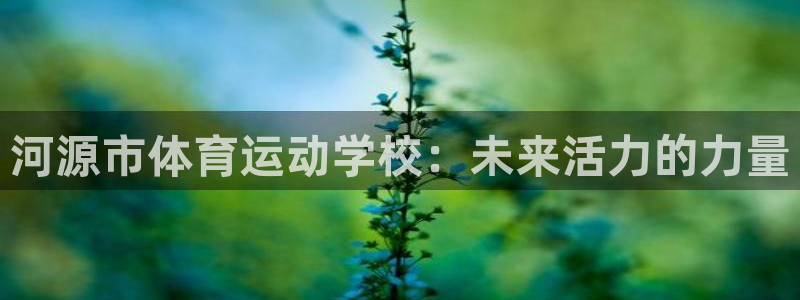 MK体育官网下载注册：河源市体育运动学校：未来活力的